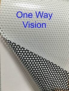 Transparent And One Way Vision Sticker